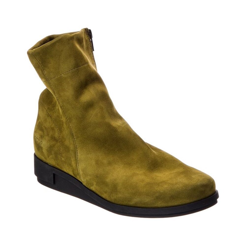 Arche Daykam Leather Bootie, Green